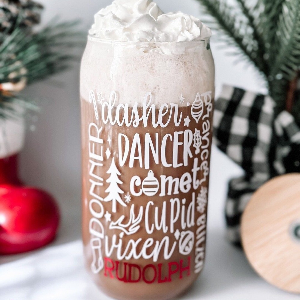 Christmas Reindeer Rudolph Cup